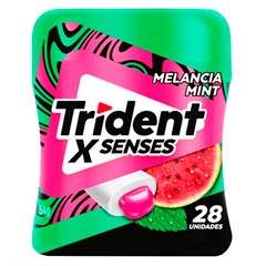 CHICLETE TRIDENT MELANCIA E MENTA POTE 54G