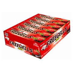 DROPS FREEGELLS 3X1 MORANGO COM CHCOLATE 27,9G 12UN