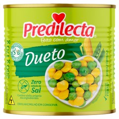 DUETO PREDILECTA ERVILHA E MILHO LATA 170G