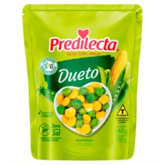 DUETO PREDILECTA ERVILHA E MILHO SACHÊ 170G