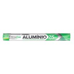 PAPEL ALUMÍNIO BRICOFLEX 30CMX7,5MT