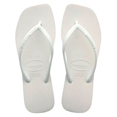 SANDÁLIA FEMININA HAVAIANAS SLIM SQUARE BRANCO 37/38