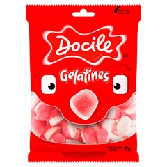 BALA GELATINOSA DOCILE GELATINES BEIJO 70G
