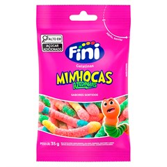 BALA GELATINOSA FINI MINHOCAS CÍTRICAS 35G