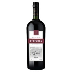 VINHO NACIONAL PÉRGOLA BORDÔ TINTO SUAVE 1L