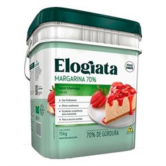 MARGARINA ELOGIATA 70% LIPÍDIOS BALDE 15KG