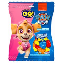 BALA GELATINOSA GO JELLY PATRULHA CANINA 70G