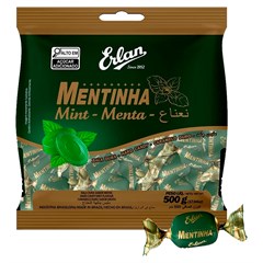BALA MASTIGÁVEL ERLAN MENTINHA 500G