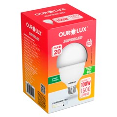 LÂMPADA LED OUROLUX ALTA POTÊNCIA 20W 1600 6500K BIVOLT