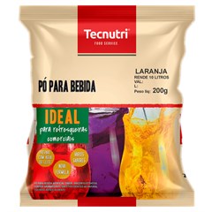 REFRESCO EM PÓ TECNUTRI LARANJA 200G (FAZ 10L)