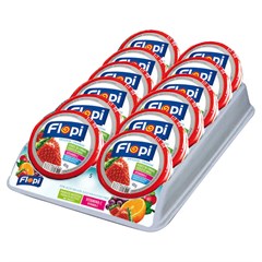 BALA DURA FLORESTAL FLOPI ZERO AÇÚCAR MORANGO 40G