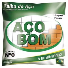 PALHA DE AÇO AÇOBOM N°0