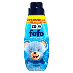 AMACIANTE PARA ROUPAS CONCENTRADO FOFO AZUL TUDÃO LV500ML PG450ML
