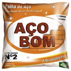PALHA DE AÇO AÇOBOM N°2