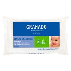 LENÇO UMEDECIDO GRANADO LAVANDA 50UN