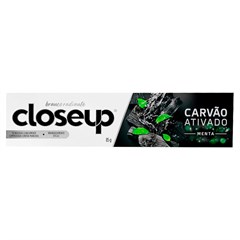 CREME DENTAL CLOSEUP CARVÃO ATIVADO MENTA 85G