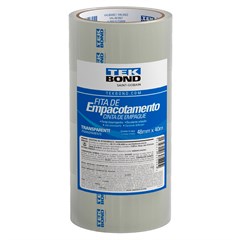 FITA DE EMPACOTAMENTO TEKBOND TRANSPARENTE 48MM X 40M