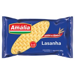 LASANHA AMÁLIA DIRETO AO FORNO MASSA DE SÊMOLA 500G