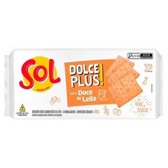 BISCOITO DOCE SOL DOLCE PLUS DOCE DE LEITE 360G