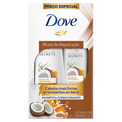 KIT DOVE RITUAL DE REPARAÇÃO SHAMPOO 350ML E CONDICIONADOR 175ML