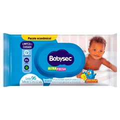 LENÇO UMEDECIDO BABYSEC ULTRA FRESH 96UN