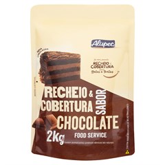 RECHEIO E COBERTURA ALISPEC CHOCOLATE SACHÊ 2KG