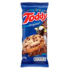 COOKIES TODDY BAUNILHA COM GOTAS DE CHOCOLATE 38G