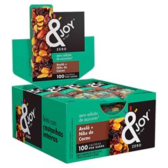 BARRA DE CEREAL &JOY ZERO AÇÚCAR AVELÃ E CACAU 25G