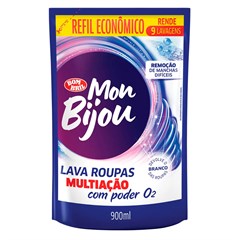 LAVA ROUPAS MON BIJU MULTIAÇÃO PODER O2 SACHÊ 900ML