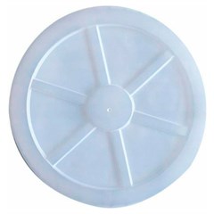 TAMPA DESCARTÁVEL TOTALPLAST FURADA PARA COPO 480ML 50UN