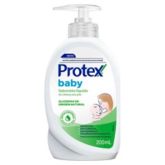 SABONETE LÍQUIDO INFANTIL PROTEX BABY 200ML