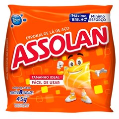 LÃ DE AÇO ASSOLAN 45G LV20 PG18UN