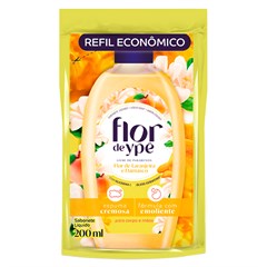 SABONETE LÍQUIDO FLOR DE YPÊ FLOR DE LARANJEIRA E DAMASCO SACHÊ 200ML