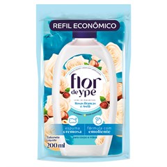 SABONETE LÍQUIDO FLOR DE YPÊ ROSAS BRANCAS E AVELÃ SACHÊ 200ML