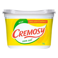 MARGARINA CREMOSY 50% LIPÍDIOS COM SAL 1KG