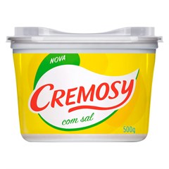 MARGARINA CREMOSY 50% LIPÍDIOS COM SAL 500G