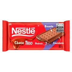 CHOCOLATE EM BARRA NESTLÉ CHOCOTRIO AO LEITE 90G