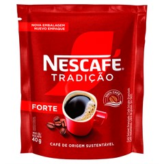 CAFÉ SOLÚVEL NESCAFÉ TRADIÇÃO FORTE SACHÊ 40G