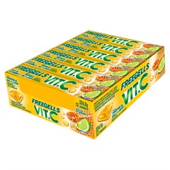 DROPS FREEGELLS VITAMINA C COM PRÓPOLIS, MEL E LIMÃO 27,9G 12UN