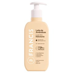 HIDRATANTE CORPORAL FRANCIS LEITE DE AMÊNDOAS PUMP 200ML