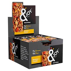 BARRA DE PROTEÍNA &JOY BANANA COM CANELA 35G