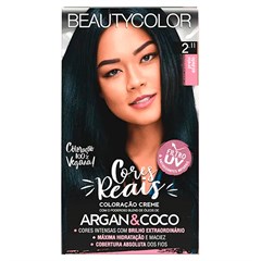TINTURA BEAUTY COLOR KIT 2.11 PRETO AZULADO