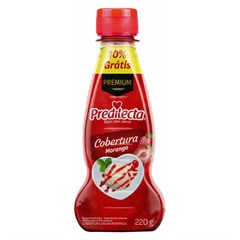 COBERTURA PARA SORVETE PREDILECTA MORANGO BISNAGA 200G