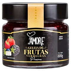 GELEIA AMORE PREMIUM FRUTAS VERMELHAS 220G