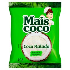 COCO RALADO MAIS COCO ÚMIDO E ADOÇADO 500G