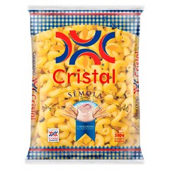 MACARRÃO CRISTAL MASSA DE SÊMOLA CARACOLINO 500G