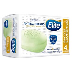 SABONETE EM BARRA ELITE PROTEGE E HIDRATADA 85G 4UN