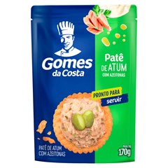 PATÊ DE ATUM GOMES DA COSTA COM AZEITONA SACHÊ 170G