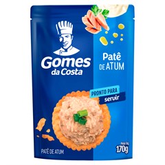 PATÊ DE ATUM GOMES DA COSTA TRADICIONAL SACHÊ 170G