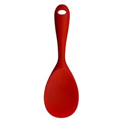 COLHER SILICONE VERMELHO INGA  22,5